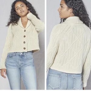 Outerknown marina wool cardigan NWT
